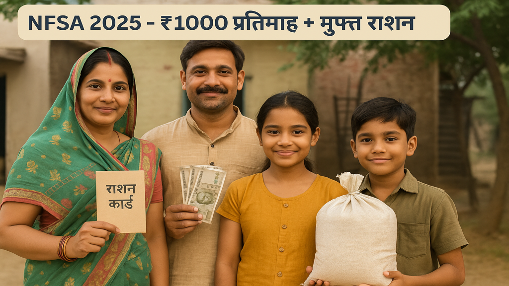 राशन कार्ड धारकों को ₹1000 हर महीने